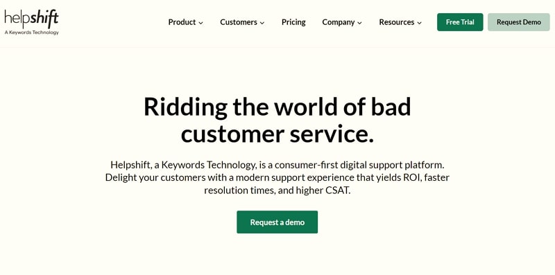 digital customer service software - hlepshift