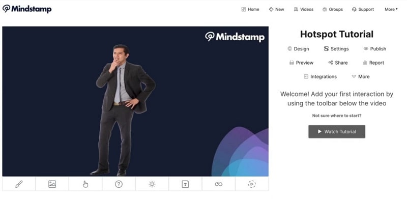 create interactive video with mindstamp