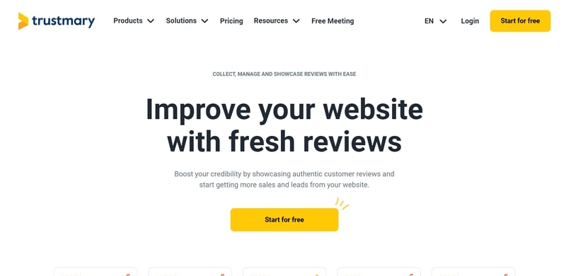 customer feedback platform - trustmary