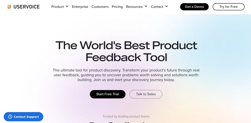 feedback app - uservoice